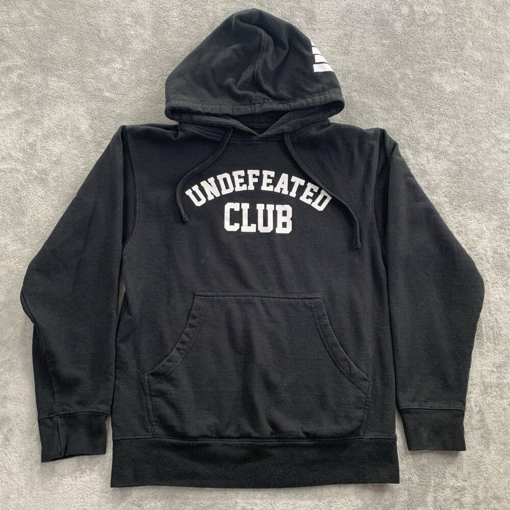 Anti Social Social Club x Undefeated Hoodie Mens Small Black Streetwear Sweater